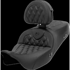 Roadsofa? シート - 背もたれ付き - 格子ステッチ - カーボンファイバー 808-07CF-182RHC Roadsofa? Seat - with Backrest - Lattice Stitch - Carbon Fiber 808-07CF-182RHC 【並行輸入品】