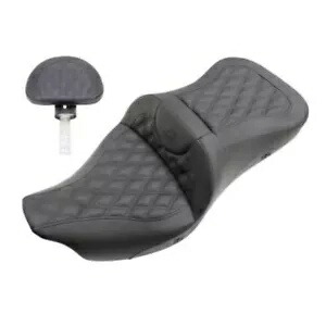Saddlemen Roadsofa? シート - ヒーター付き - 格子ステッチ - 背もたれ 808-07B-182TBRH Saddlemen Roadsofa? Seat - Heated - Lattice Stitched - Backrest 808-07B-182TBRH 【並行輸入品】