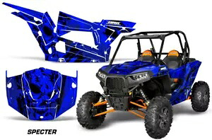 UTV グラフィックス キット デカール Polaris RZR XP 1000 2D 2013-2018 スペクター ブルー用 UTV Graphics kit Decal for Polaris RZR XP 1000 2D 2013-2018 Specter Blue 【並行輸入品】