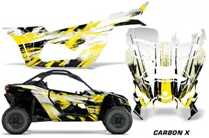 UTV グラフィック デカール ステッカー Can-Am Maverick X3 XDS XRS 2DR 16-23 CarbonX Y用 UTV Graphics Decals Stickers for Can-Am Maverick X3 XDS XRS 2DR 16-23 CarbonX Y 【並行輸入品】
