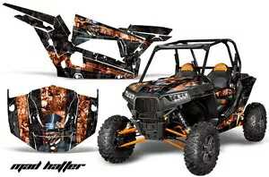 UTV グラフィック デカール ステッカー ポラリス RZR 1000 XP 2 ドア 13-18 HATTER KO 用 UTV Graphics Decals Stickers for Polaris RZR 1000 XP 2-Door 13-18 HATTER K O 【並行輸入品】