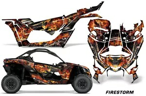 UTV グラフィック デカール ステッカー Can-Am Maverick X3 XDS XRS 2DR 16-23 FStorm K用 UTV Graphics Decals Stickers for Can-Am Maverick X3 XDS XRS 2DR 16-23 FStorm K 【並行輸入品】｜カスタムパーツ WORLD倉庫
