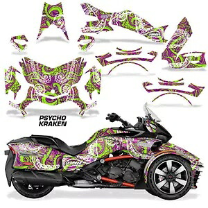 ロードスター グラフィック デカール ステッカー Can-Am Spyder F3-T PKraken G PU用 Roadster Graphics Decals Stickers For Can-Am Spyder F3-T PKraken G PU 【並行輸入品】｜カスタムパーツ WORLD倉庫
