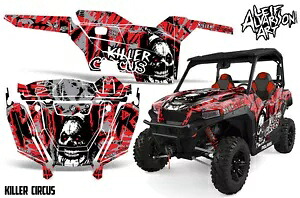 UTV デカールグラフィックステッカーポラリス一般 1000 16-18 キラーサーカス R UTV Decals Graphics Stickers For Polaris General 1000 16-18 KILLER CIRCUS R 【並行輸入品】