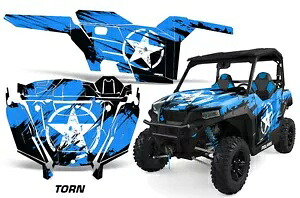 UTV デカール グラフィック ステッカー Polaris General 1000 16-18 TORN U 用 UTV Decals Graphics Stickers For Polaris General 1000 16-18 TORN U 【並行輸入品】