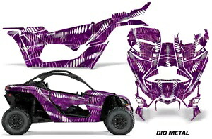 UTV グラフィックス デカール ステッカー Can-Am Maverick X3 XDS XRS 2DR 16-23 BioMetalPU 用 UTV Graphics Decals Stickers for Can-Am Maverick X3 XDS XRS 2DR 16-23 BioMetalPU 【並行輸入品】｜カスタムパーツ WORLD倉庫