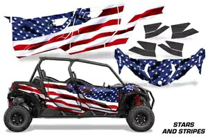 グラフィック デカール ステッカー Can-Am Maverick スポーツ MAX 4 ドア 19-23 スターストライプ用 Graphics Decals Stickers for Can-Am Maverick Sport MAX 4-Door 19-23 StarsStripes 【並行輸入品】