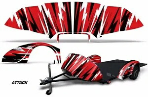 グラフィックキット デカール ラップ 究極のスリングショット トレーラー ポラリス スリングショット ATTK 用 Graphic Kit Decal Wrap For Ultimate Slingshot Trailer For Polaris Slingshot ATTK 【並行輸入品】
