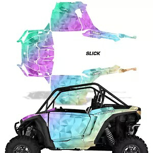 UTV グラフィック ステッカー デカール ポラリス RZR XP 1000 2DR 24-25 SLICK 用 UTV Graphics Stickers Decals for Polaris RZR XP 1000 2DR 24-25 SLICK 【並行輸入品】
