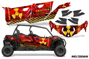 グラフィック デカール ステッカー Can-Am Maverick Sport MAX 4ドア 19-23 Meltdown Y R用 Graphics Decals Stickers for Can-Am Maverick Sport MAX 4-Door 19-23 Meltdown Y R 【並行輸入品】｜カスタムパーツ WORLD倉庫
