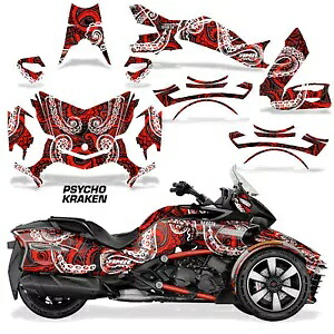 ロードスター グラフィック デカール ステッカー Can-Am Spyder F3-T PKraken R K用 Roadster Graphics Decals Stickers For Can-Am Spyder F3-T PKraken R K 【並行輸入品】