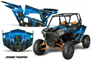 UTV グラフィック デカール ステッカー Polaris RZR 1000 XP 2ドア 13-18 ZOMBIE U用 UTV Graphics Decals Stickers for Polaris RZR 1000 XP 2-Door 13-18 ZOMBIE U 【並行輸入品】