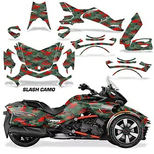 ロードスター グラフィック デカール ステッカー Can-Am Spyder F3-T SlashCamo R用 Roadster Graphics Decals Stickers For Can-Am Spyder F3-T SlashCamo R 【並行輸入品】｜カスタムパーツ WORLD倉庫 93,170円