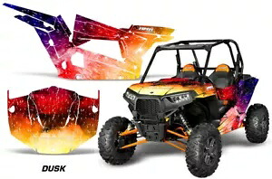 ポラリス RZR XP 1000 2D 2013-2018 夕暮れ用 UTV グラフィックス キット デカール UTV Graphics kit Decal for Polaris RZR XP 1000 2D 2013-2018 Dusk 【並行輸入品】