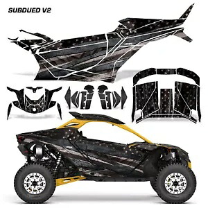 UTV グラフィック デカール ステッカー Can-Am Maverick R 2DR 2024-25 SUBDUED用 UTV Graphics Decals Stickers for Can-Am Maverick R 2DR 2024-25 SUBDUED 【並行輸入品】