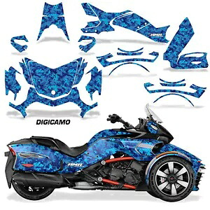 ロードスター グラフィック デカール ステッカー Can-Am Spyder F3-T Digicamo U用 Roadster Graphics Decals Stickers For Can-Am Spyder F3-T Digicamo U 【並行輸入品】