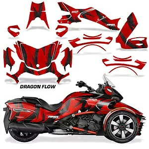 ロードスター グラフィック デカール ステッカー Can-Am Spyder F3-T Dragonflow R 用 Roadster Graphics Decals Stickers For Can-Am Spyder F3-T Dragonflow R 【並行輸入品】｜カスタムパーツ WORLD倉庫