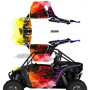 UTV グラフィック ステッカー デカール Polaris RZR XP 1000 2DR 24-25 DUSK用 UTV Graphics Stickers Decals for Polaris RZR XP 1000 2DR 24-25 DUSK 【並行輸入品】