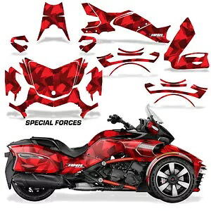 Can-Am Spyder F3-T SForces R 用ロードスター グラフィック デカール ステッカー Roadster Graphics Decals Stickers For Can-Am Spyder F3-T SForces R 【並行輸入品】
