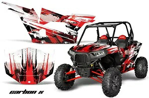 UTV グラフィック デカール ステッカー ポラリス RZR 1000 XP 2ドア 13-18 CARBONX R用 UTV Graphics Decals Stickers for Polaris RZR 1000 XP 2-Door 13-18 CARBONX R 【並行輸入品】