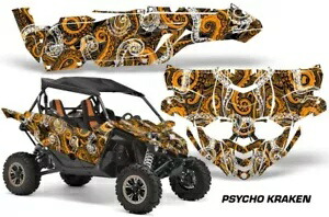 グラフィックキットはヤマハ YXZ 1000 1000R デカールスキン SXS UTV 15-18 PKRAKEN O K に適合します。 Graphic Kit Fits Yamaha YXZ 1000 1000R Decal Skins SXS UTV 15-18 PKRAKEN O K 【並行輸入品】