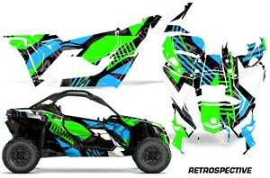 UTV グラフィック デカール ステッカー Can-Am Maverick X3 XDS XRS 2DR 16-23 RETRO G TL用 UTV Graphics Decals Stickers for Can-Am Maverick X3 XDS XRS 2DR 16-23 RETRO G TL 【並行輸入品】