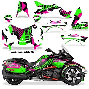 ロードスター グラフィック デカール ステッカー Can-Am Spyder F3-T RTRSPCTV G PK用 Roadster Graphics Decals Stickers For Can-Am Spyder F3-T RTRSPCTV G PK 【並行輸入品】