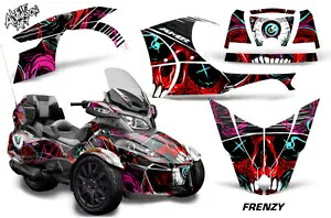 フルトリムグラフィックキットデカール Can-Am Spyder RT-S 2014-19 フレンジーレッド用 Full Trim Graphics Kit Decal For Can-Am Spyder RT-S 2014-19 Frenzy Red 【並行輸入品】