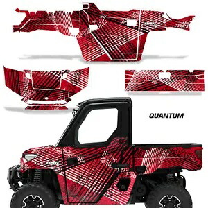 AMR UTV グラフィック デカール ポラリス レンジャー 1000 XP W/DRS 2 DR 2018-24 QNTM K R AMR UTV Graphics Decals for Polaris Ranger 1000 XP W/DRS 2 DR 2018-24 QNTM K R 【並行輸入品】