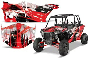 UTV グラフィック デカール ステッカー ポラリス RZR 1000 XP 4 ドア 13-18 CRBNX R 用 UTV Graphics Decals Stickers for Polaris RZR 1000 XP 4-Door 13-18 CRBNX R 【並行輸入品】｜カスタムパーツ WORLD倉庫