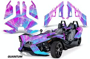 ロードスター グラフィックス キット デカール ポラリス スリングショット SL 2015-2023 QUANTUM TL PNK用 Roadster Graphics Kit Decal For Polaris Slingshot SL 2015-2023 QUANTUM TL PNK 【並行輸入品】