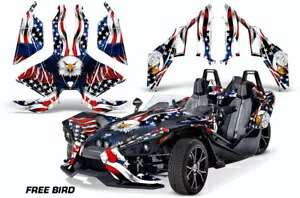 ロードスター グラフィックス キット デカール ポラリス スリングショット SL 2015-2023 FREEBIRD 用 Roadster Graphics Kit Decal For Polaris Slingshot SL 2015-2023 FREEBIRD 【並行輸入品】