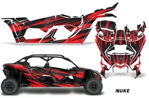 グラフィックデカールステッカー Can-Am マーベリック X3 XDS XRS 4DR 2016-23 NUKE R Graphics Decals Stickers For Can-Am Maverick X3 XDS XRS 4DR 2016-23 NUKE R 【並行輸入品】