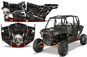 UTV グラフィック デカール ステッカー Polaris RZR 1000 XP 4ドア 13-18 BONES K用 UTV Graphics Decals Stickers for Polaris RZR 1000 XP 4-Door 13-18 BONES K 【並行輸入品】