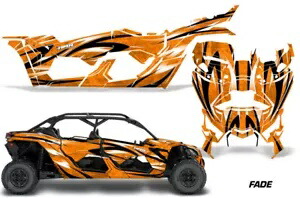 グラフィックスデカールステッカー Can-Am マーベリック X3 XDS XRS 4DR 2016-23 フェード O Graphics Decals Stickers For Can-Am Maverick X3 XDS XRS 4DR 2016-23 FADE O 【並行輸入品】
