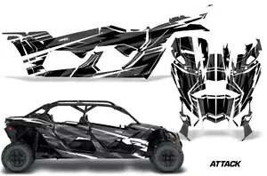 グラフィックデカールステッカー Can-Am マーベリック X3 XDS XRS 4DR 2016-23 ATTACK K Graphics Decals Stickers For Can-Am Maverick X3 XDS XRS 4DR 2016-23 ATTACK K 【並行輸入品】