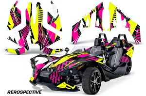 ロードスター グラフィックス キット デカール ポラリス スリングショット SL 2015-2023 RTRSPCTV Y PK用 Roadster Graphics Kit Decal For Polaris Slingshot SL 2015-2023 RTRSPCTV Y PK 【並行輸入品】
