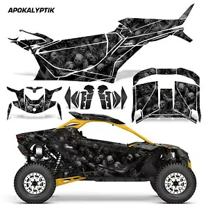 UTV グラフィック デカール ステッカー Can-Am Maverick R 2DR 2024-25 APOKALYPTIK K用 UTV Graphics Decals Stickers for Can-Am Maverick R 2DR 2024-25 APOKALYPTIK K 【並行輸入品】