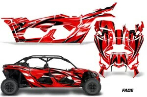 グラフィックデカールステッカー Can-Am マーベリック X3 XDS XRS 4DR 2016-23 フェード R Graphics Decals Stickers For Can-Am Maverick X3 XDS XRS 4DR 2016-23 FADE R 【並行輸入品】