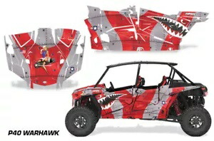 UTV グラフィックキット ステッカー デカール ポラリス RZR ターボ S 4 ドア 19-23 ウォーホーク R 用 UTV Graphics kit Sticker Decal for Polaris RZR Turbo S 4-Door 19-23 WARHAWK R 【並行輸入品】 107,085円
