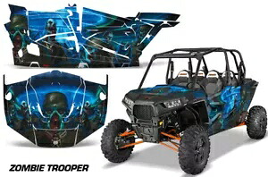 UTV グラフィック デカール ステッカー Polaris RZR 1000 XP 4ドア 13-18 ZOMBIE U用 UTV Graphics Decals Stickers for Polaris RZR 1000 XP 4-Door 13-18 ZOMBIE U 【並行輸入品】