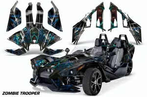 ロードスター グラフィックス キット デカール ポラリス スリングショット SL 2015-2023 ゾンビ部隊 K用 Roadster Graphics Kit Decal For Polaris Slingshot SL 2015-2023 Zombie Troop K 【並行輸入品】