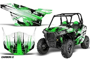 SxS グラフィック デカール ステッカー ラップ ポラリス RZR S 900 15-19 CARBONX G 用インサート付き SxS Graphics Decal Sticker Wrap w/Inserts For Polaris RZR S 900 15-19 CARBONX G 【並行輸入品】