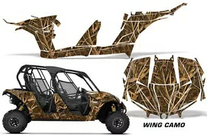 UTV デカール グラフィック キット Can-Am マーベリック MAX 1000R 4 ドア 2017-2018 ウィング用 UTV Decal Graphic Kit For Can-Am Maverick MAX 1000R 4 Door 2017-2018 WING 【並行輸入品】|カスタムパーツ WORLD倉庫