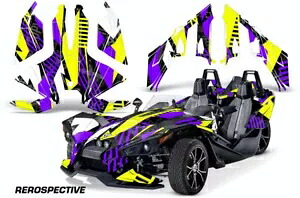 ロードスター グラフィックス キット デカール ポラリス スリングショット SL 2015-2023 RTRSPCTV Y PU用 Roadster Graphics Kit Decal For Polaris Slingshot SL 2015-2023 RTRSPCTV Y PU 【並行輸入品】
