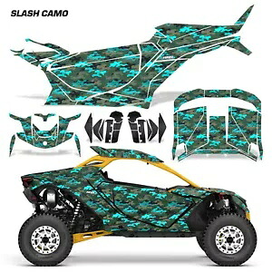 UTV グラフィック デカール ステッカー Can-Am Maverick R 2DR 2024-25 SLASHCAMO TL用 UTV Graphics Decals Stickers for Can-Am Maverick R 2DR 2024-25 SLASHCAMO TL 【並行輸入品】｜カスタムパーツ WORLD倉庫