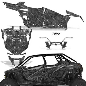 AMR グラフィックスは、Polaris RZR Pro XP 4DR UTV SxS デカール ProXP 2020-23 TOPO に適合します。 AMR Graphics fits Polaris RZR Pro XP 4DR UTV SxS Decal ProXP 2020-23 TOPO 【並行輸入品】