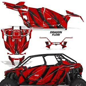 AMR グラフィックスは、Polaris RZR Pro XP 4DR UTV SxS デカール ProXP 2020-23 DGFR に適合します。 AMR Graphics fits Polaris RZR Pro XP 4DR UTV SxS Decal ProXP 2020-23 DGFR 【並行輸入品】