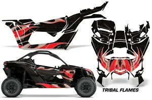 UTV グラフィック デカール ステッカー Can-Am Maverick X3 XDS XRS 2DR 16-23 TFlames RK 用 UTV Graphics Decals Stickers for Can-Am Maverick X3 XDS XRS 2DR 16-23 TFlames RK 【並行輸入品】