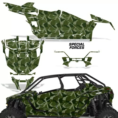 AMR グラフィックスは、Polaris RZR Pro XP 4DR UTV SxS デカール ProXP 2020-23 SFAG に適合します。 AMR Graphics fits Polaris RZR Pro XP 4DR UTV SxS Decal ProXP 2020-23 SFAG 【並行輸入品】